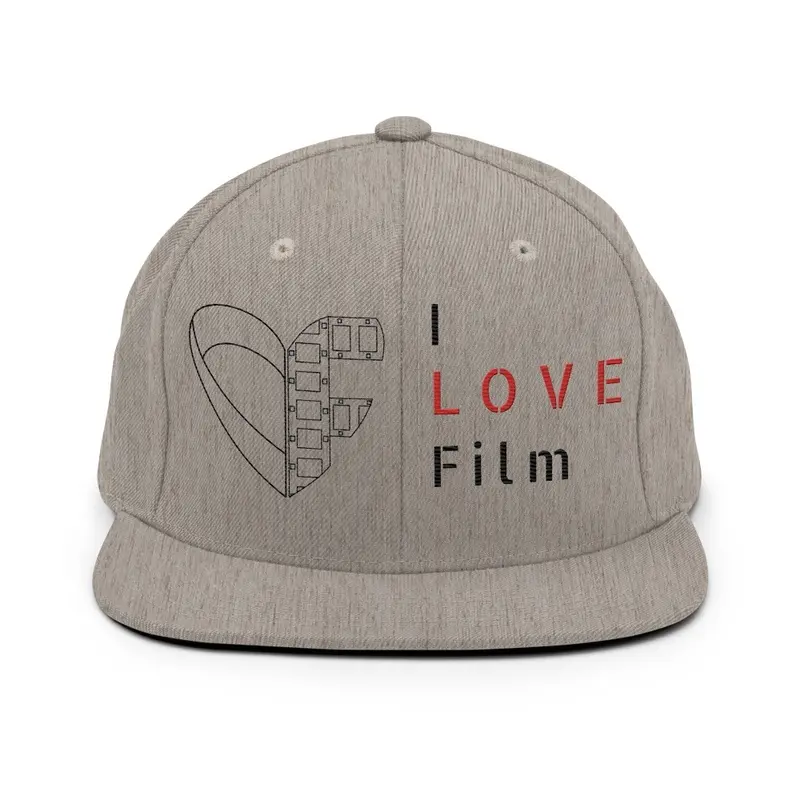 I Love Film Coloured Snapback